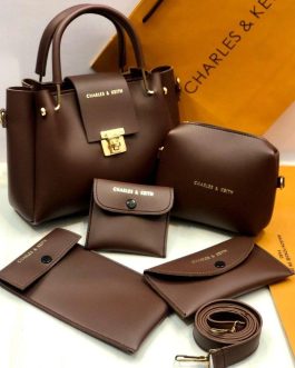 Women’s Leather Plain Hand Bag Set