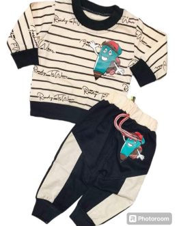 Newborn Baby’s Blended Shirt and Trouser Set