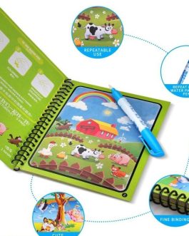 Magic Water Book Painting Drawing Coloring Board Book Doodle & Magic Water Pen