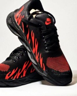 Men’s Rubber Comfortable Joggers, Red Fire