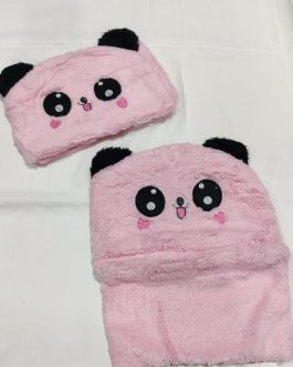 Kids Beanie Wool Cap With Neck Warmer