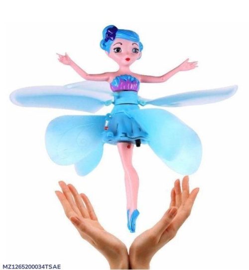 Girl's Plastic Fairy Sensor Helicopter Toy