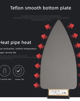 Portable 1000 Watts Dry Iron With Non-Stick Coating And Easy Grip Handle