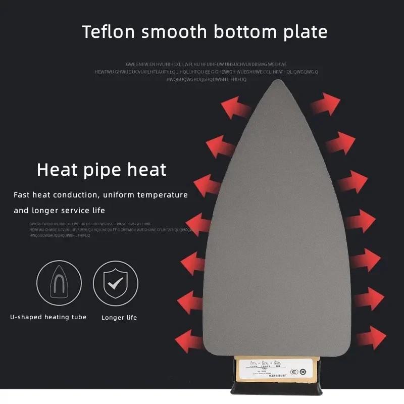 Portable 1000 Watts Dry Iron With Non-Stick Coating And Easy Grip Handle - Image 2