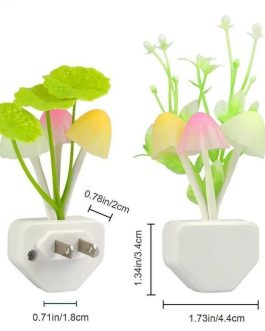 Multicolor Adjustable Mushroom LED Night Light- Mushroom Design