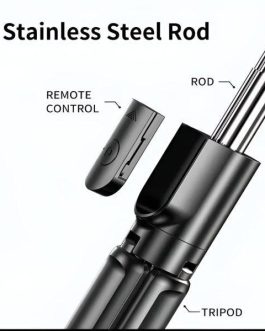 Black Mobile Stand – 1 Pcs – Adjustable And Sturdy Design