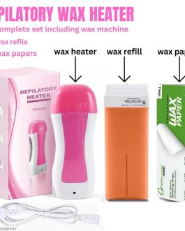Smooth Skin Wax Heater Kit - Experience Hair-Free Skin, 1 Pcs Wax Strips & Beads Included
