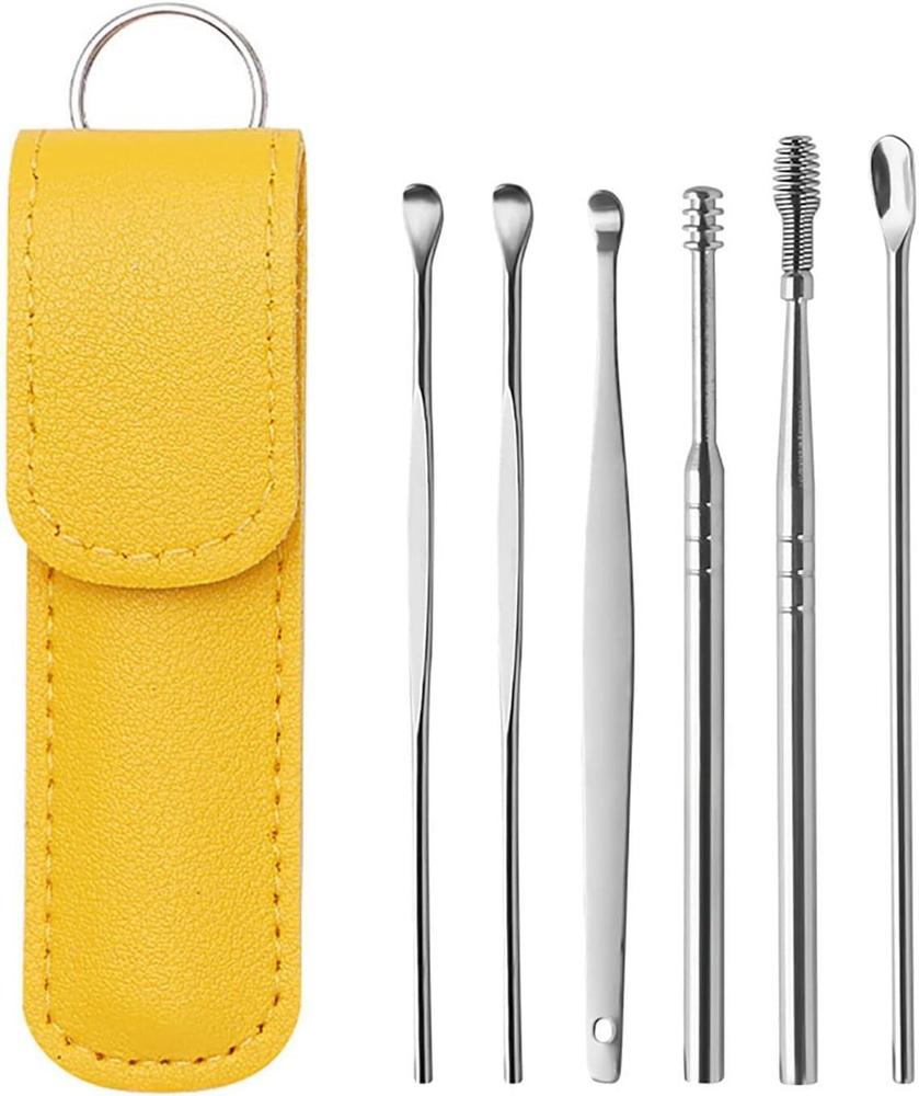 6 Pcs Ear Wax Cleaning Pick Tools Kit - Image 3
