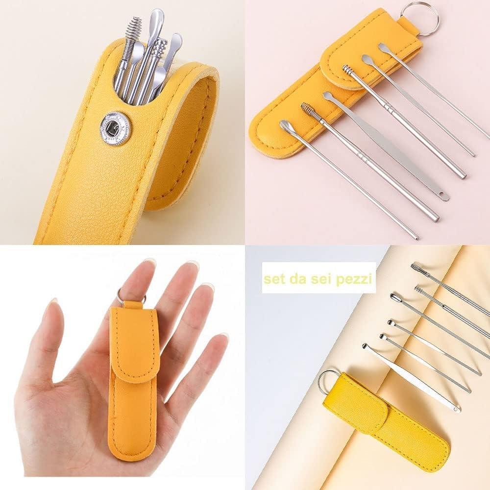 6 Pcs Ear Wax Cleaning Pick Tools Kit - Image 5