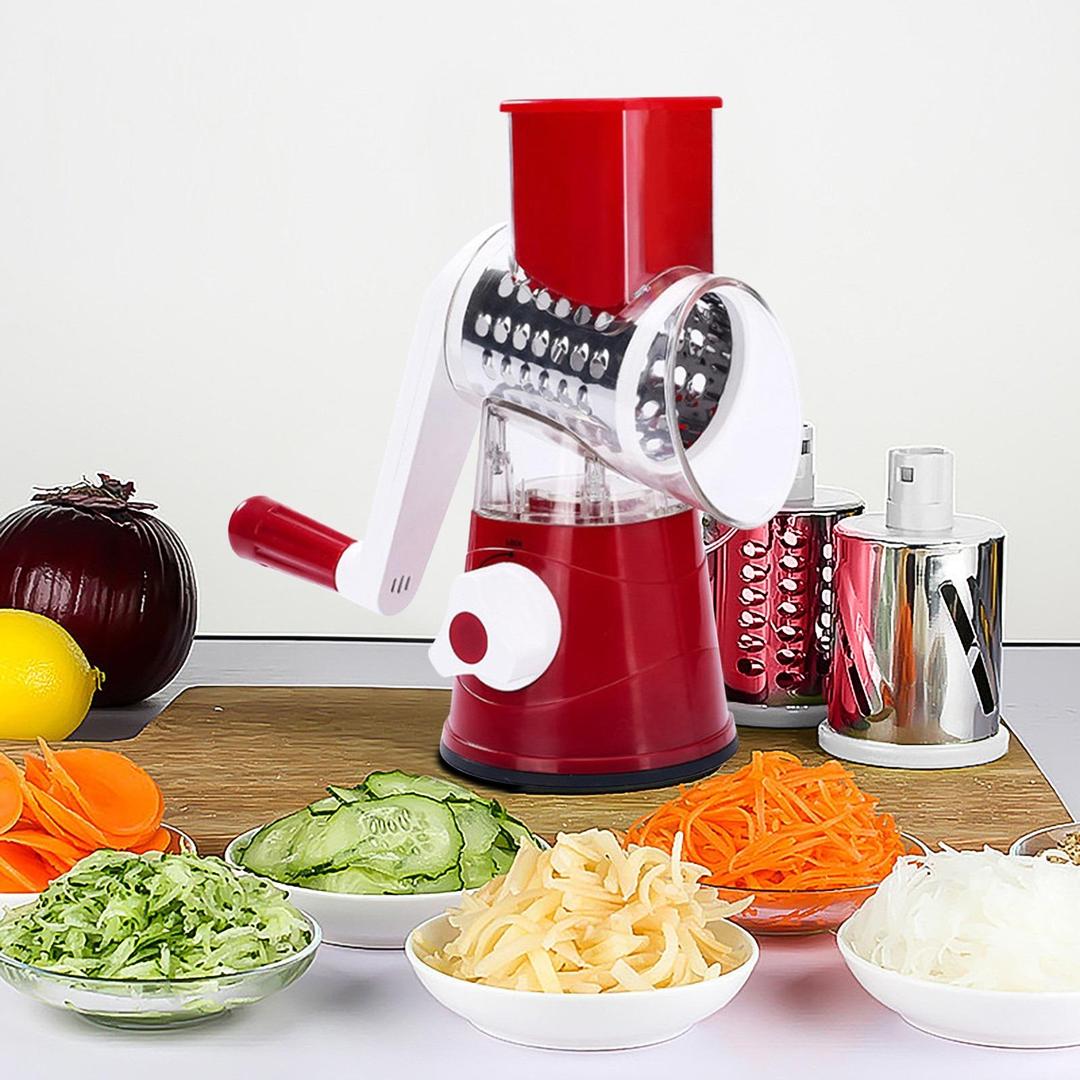 Versatile Vegetable Slicer- Easy To Use & Durable Stainless Steel Kitchen Tool - Image 3