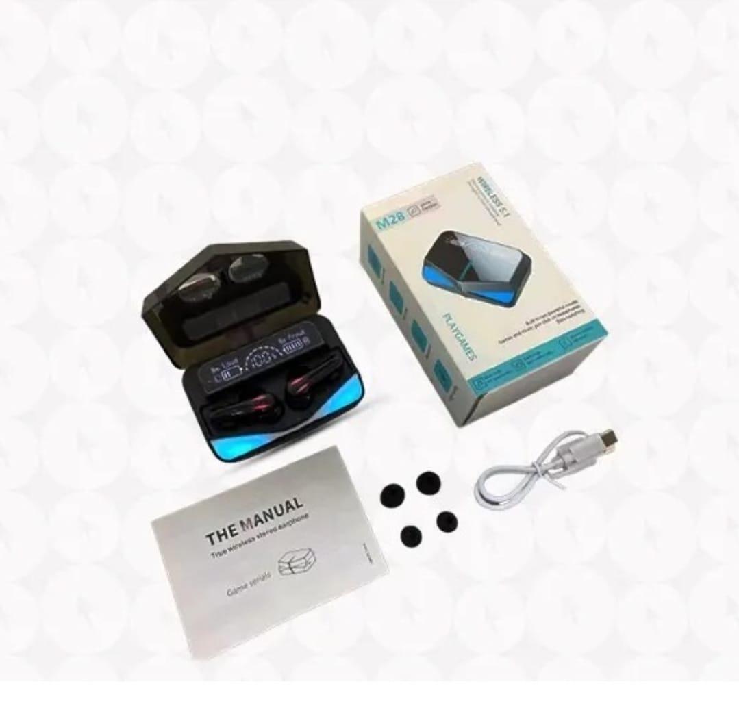 M28 TWS Game Earbuds With Long Battery Life & Sleek Design-1 Pcs - Image 4