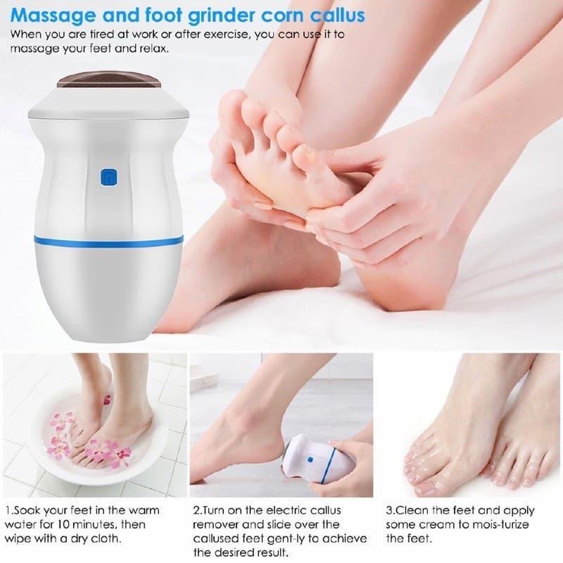 Portable Cordless Electric Foot Grinder For Personal Groming - Image 3