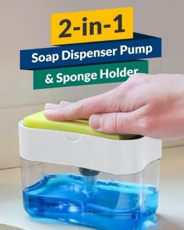 Liquid Soap Despenser And Sponge Caddy