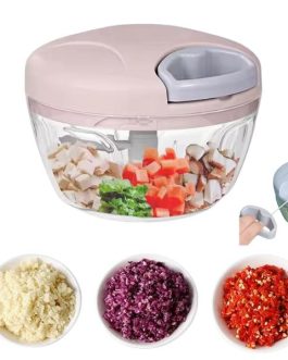 Durable Manual Food Chopper- 1 Pc Kitchen Essential for Effortless Meal Prep