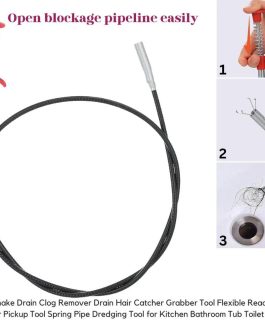 Snake Shape Toilet Clog Remover