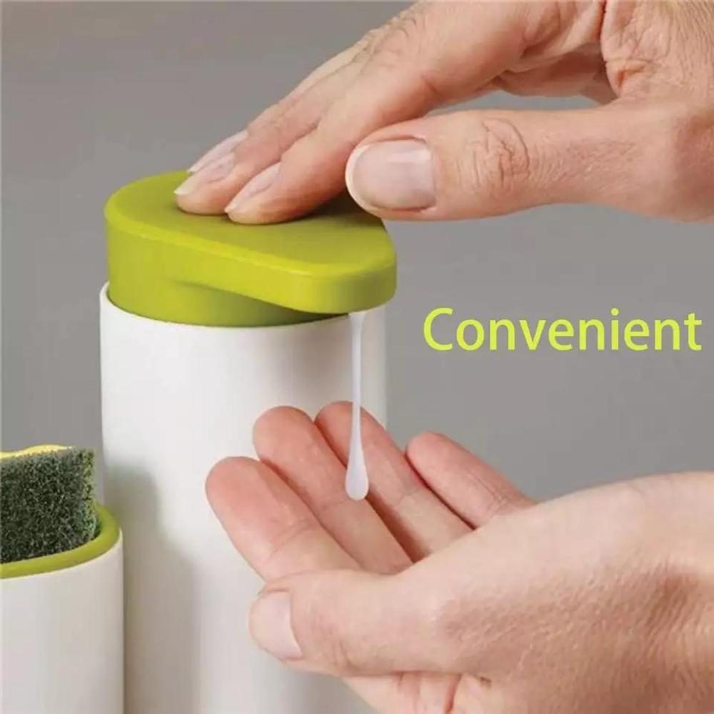 Soap Dispenser With Brush Holder - Image 2