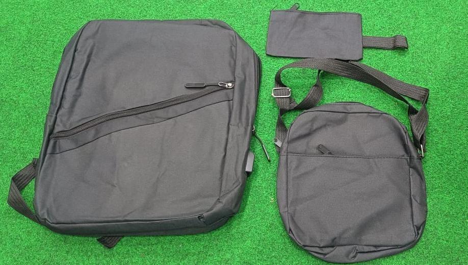 Multipurpose Laptop Bag With USB Port - Pack of 3 - Image 4