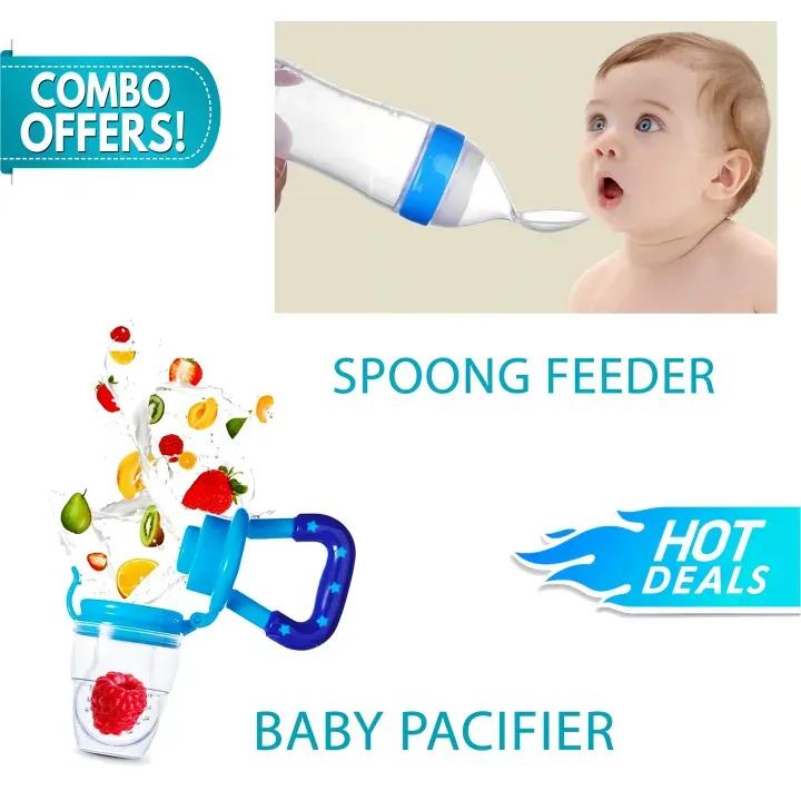 Silicone Pacifier And Feeding Spoon Set - Image 3