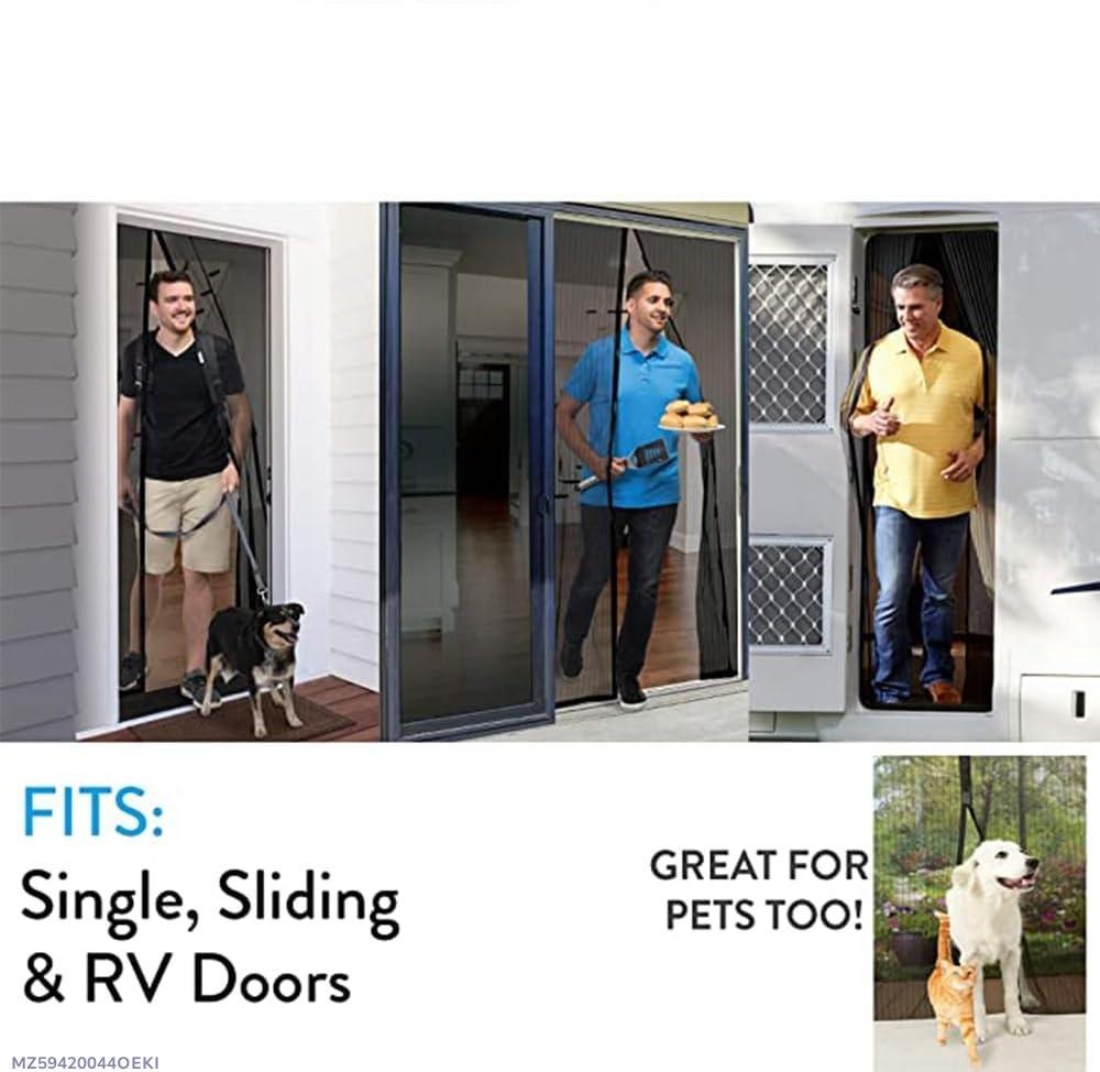 Mosquito Magnetic Mesh Curtain - Image 4